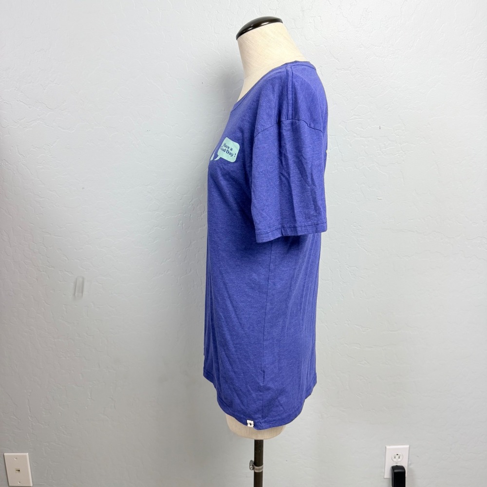 Cotopaxi Women L Purple Have a Good Day Llama Graphic T-Shirt Short Sleeve - Picture 4 of 7